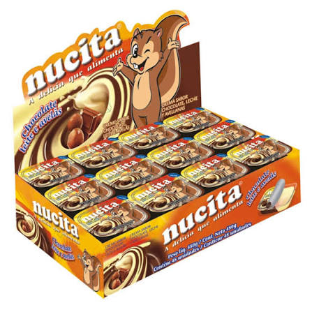 NUCITA CHOCOLATE LEITE E AVEL�  DP 36X15GRS
